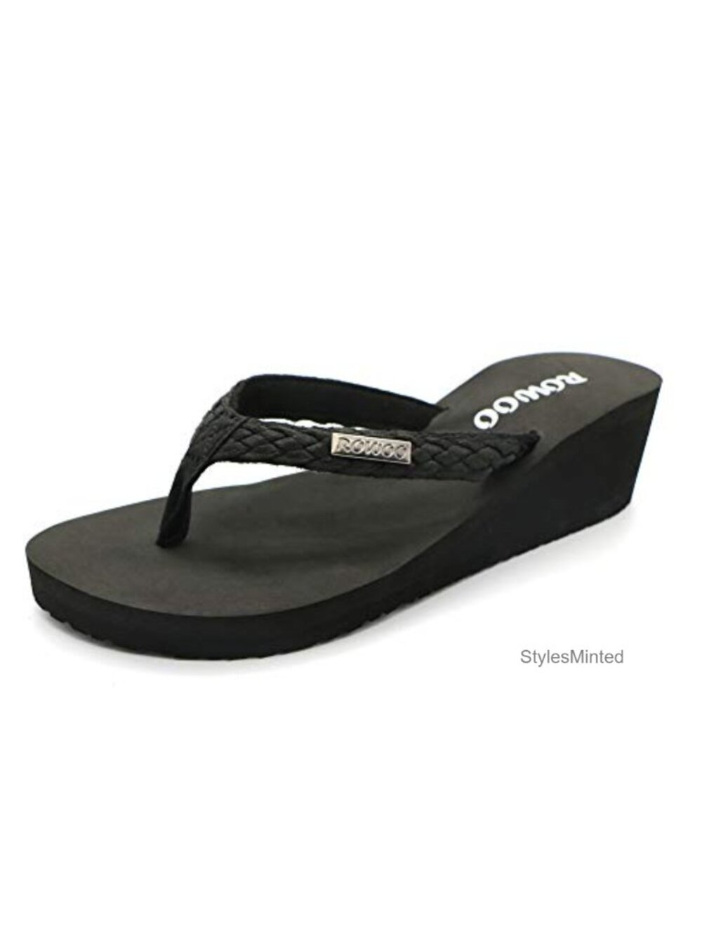 Women Platform Wedge Flip Flop Sandals Non-Slip EVA Rubber Open Toe